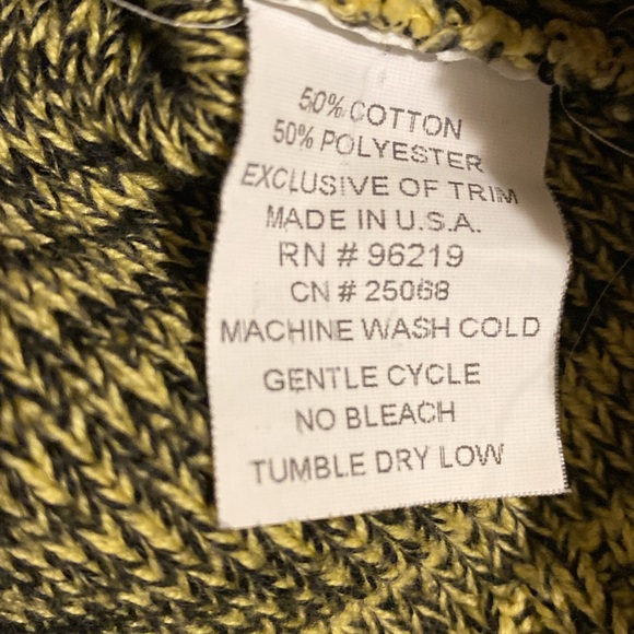 Willow Four Button Cross over Button Cardigan Cable knit Sweater with Hood SZ M - Picture 4 of 6